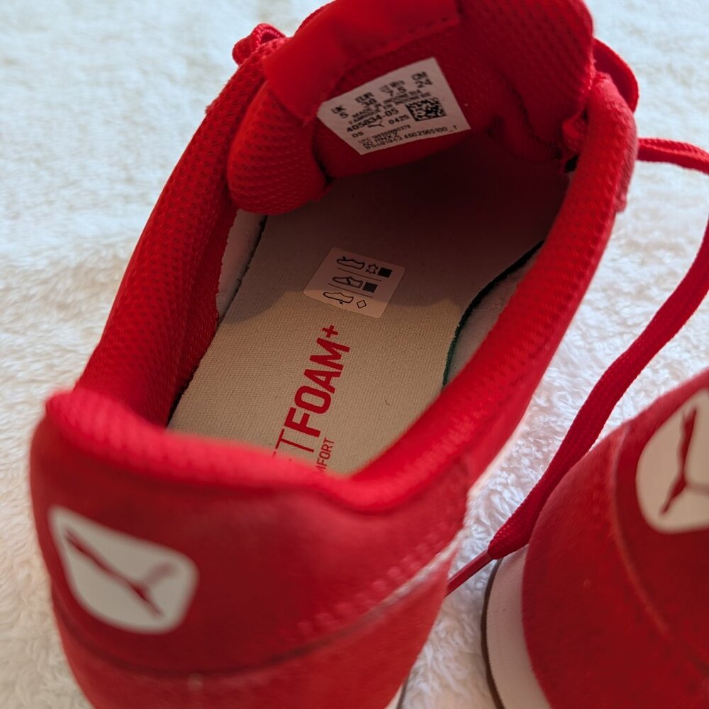 Brand New Red Puma Sneakers Women's Size 7.5 - Picture 5 of 5